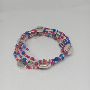 Hand Crafted Multicolor Beaded Bracelet